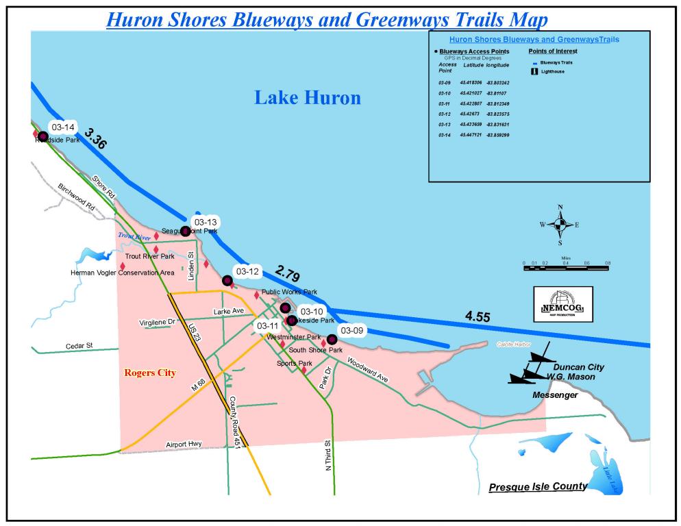 Rogers City Blueway Michigan Water Trails