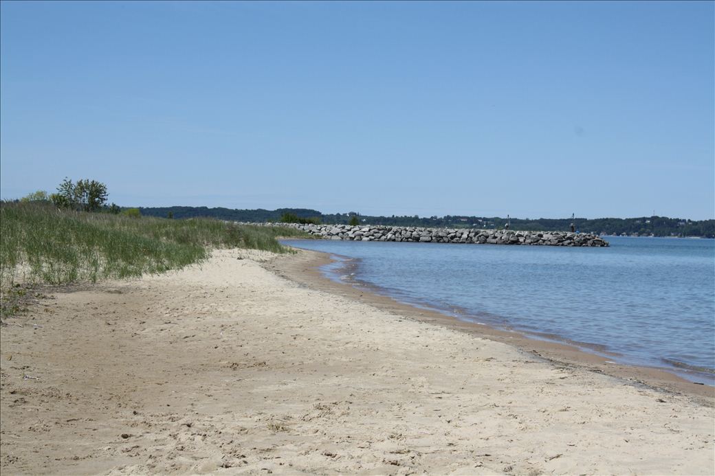 Elk Rapids Dam Beach Water Access Michigan Water Trails