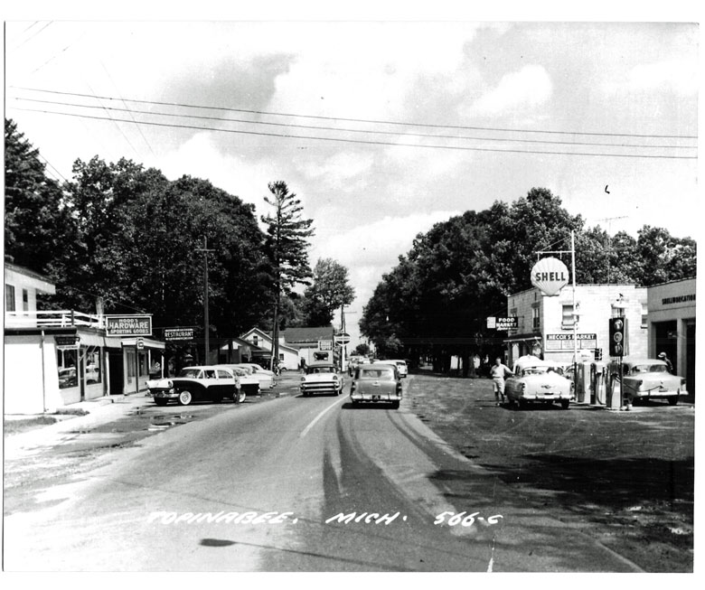 Main Street in the 1950's