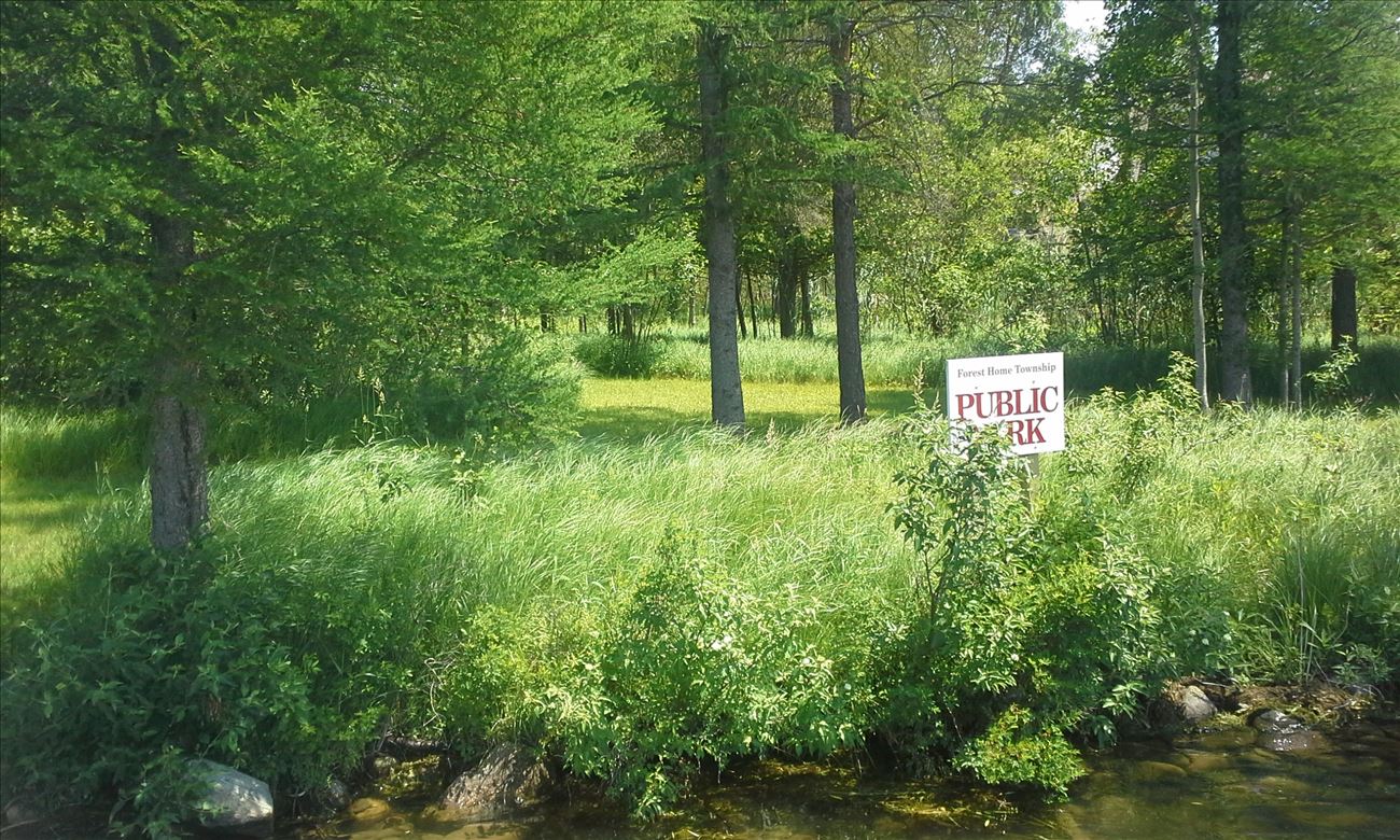 Signage visible from water