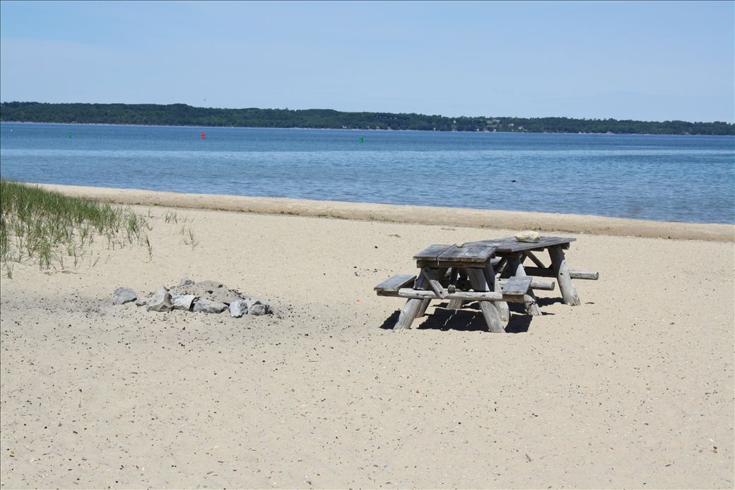 Elk Rapids Dam Beach