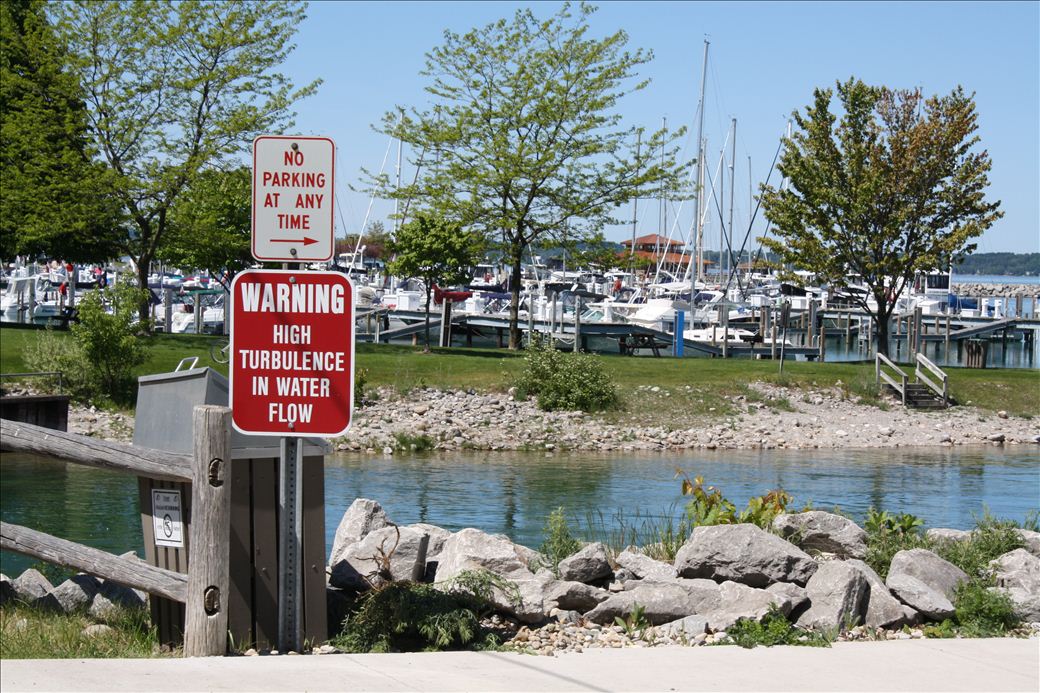 Elk Rapids Dam Beach