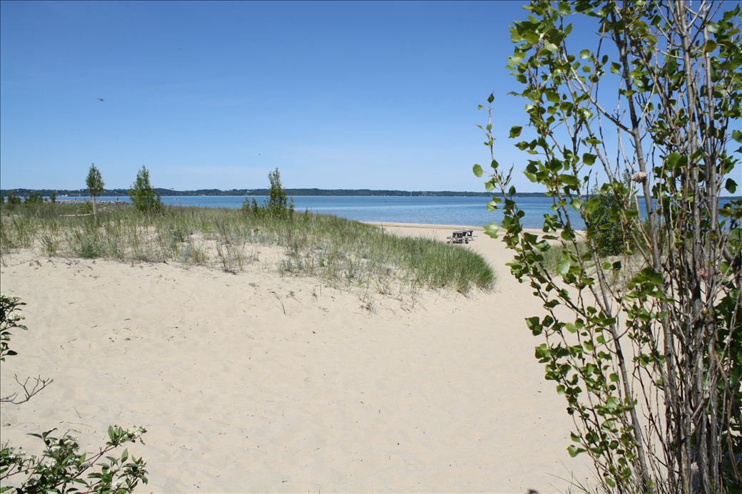 Elk Rapids Dam Beach