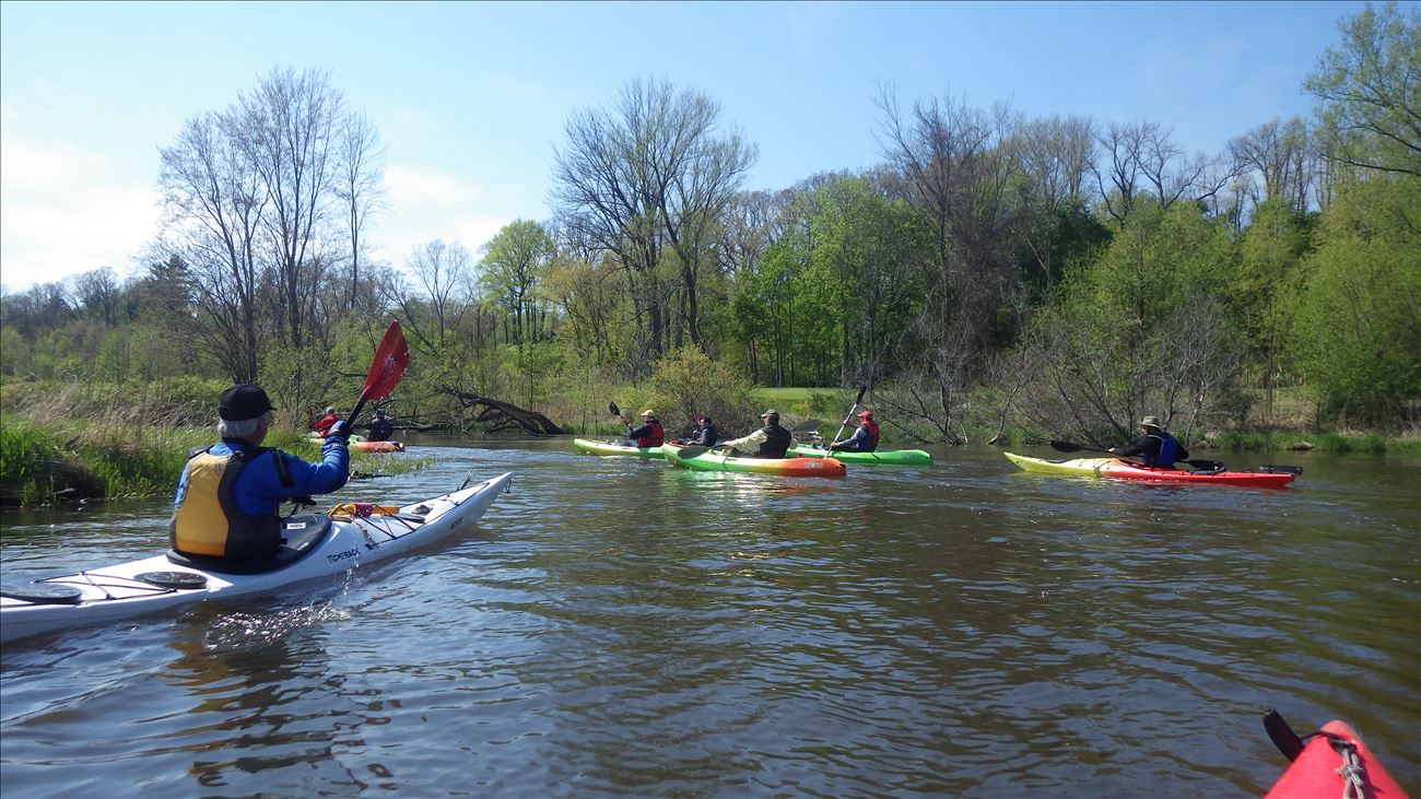 even sea kayaks work on this segment of the PPRWT