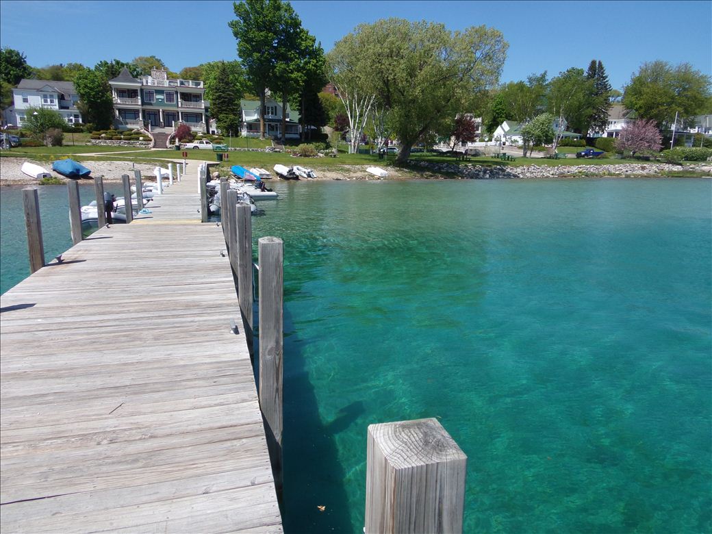 View from Harbor Springs Marina dock