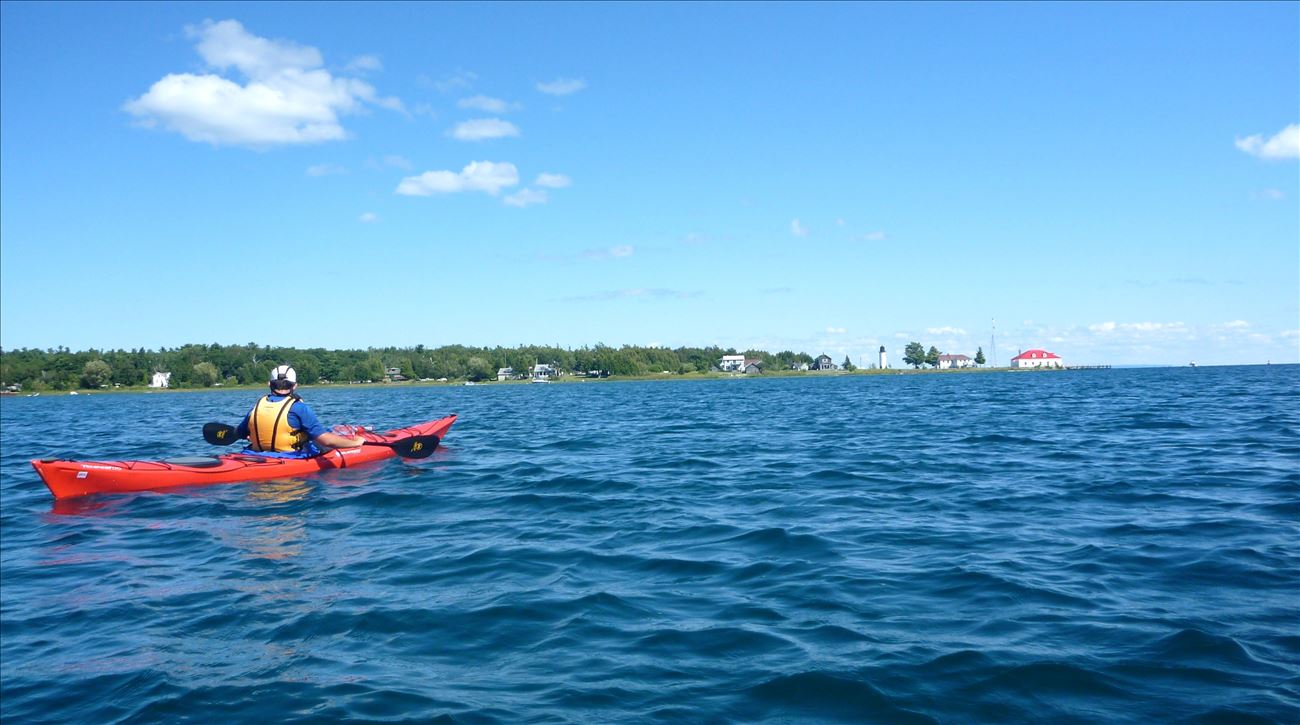 Kayaking Around Beaver Island