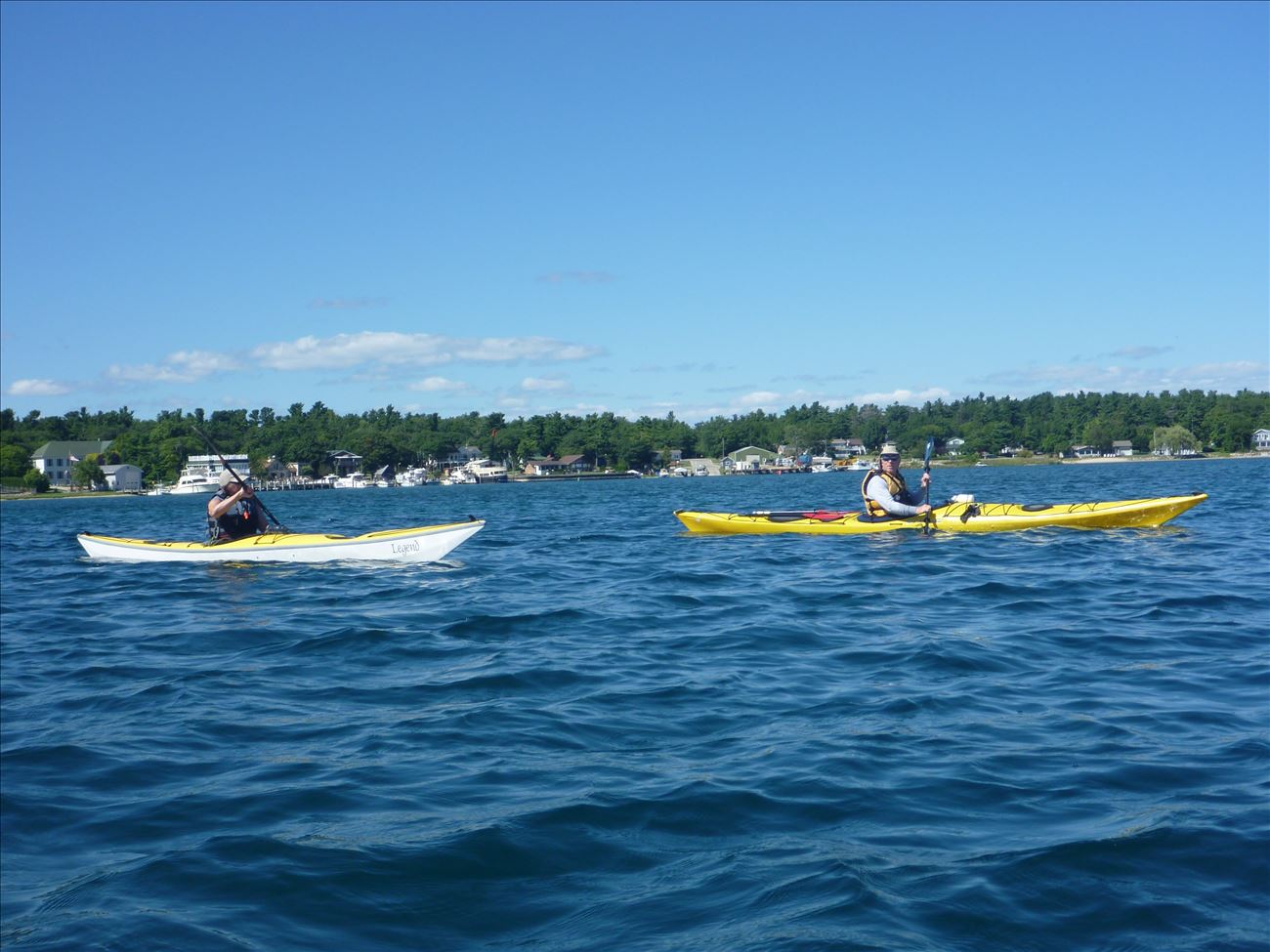 Kayaking Around Beaver Island