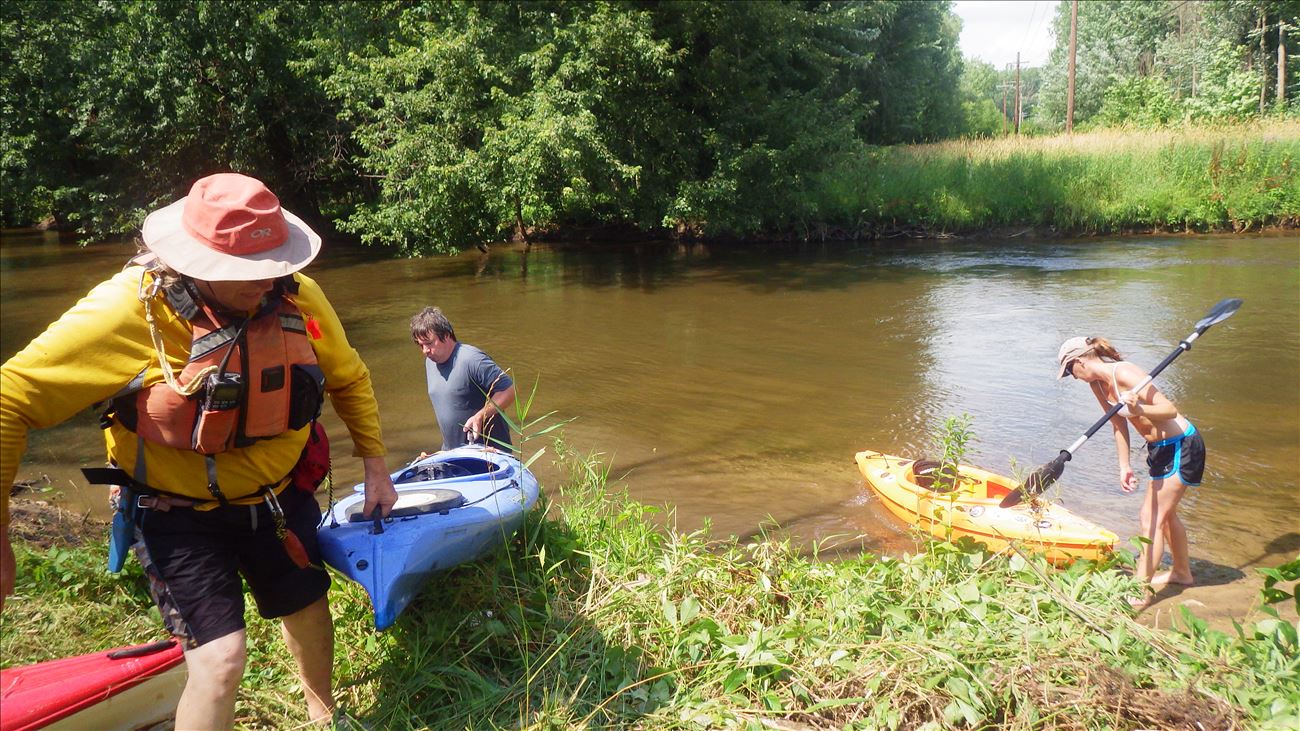 launch/take-out site in Coloma