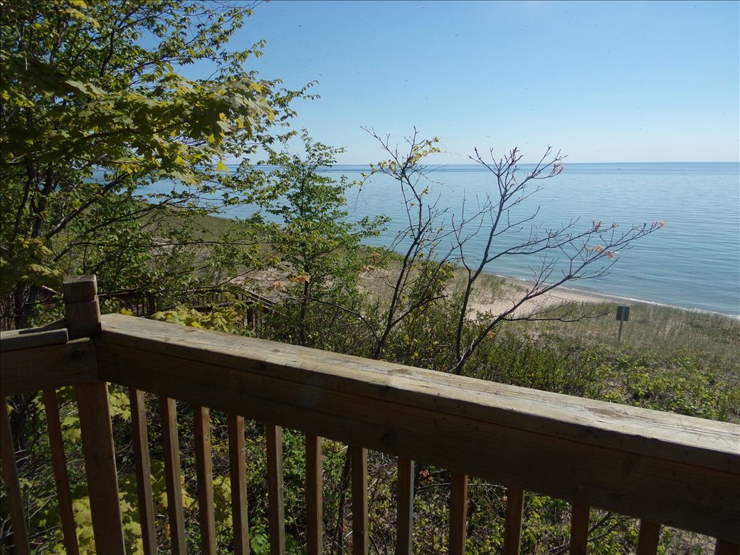 Looking south from Middle Village Park deck