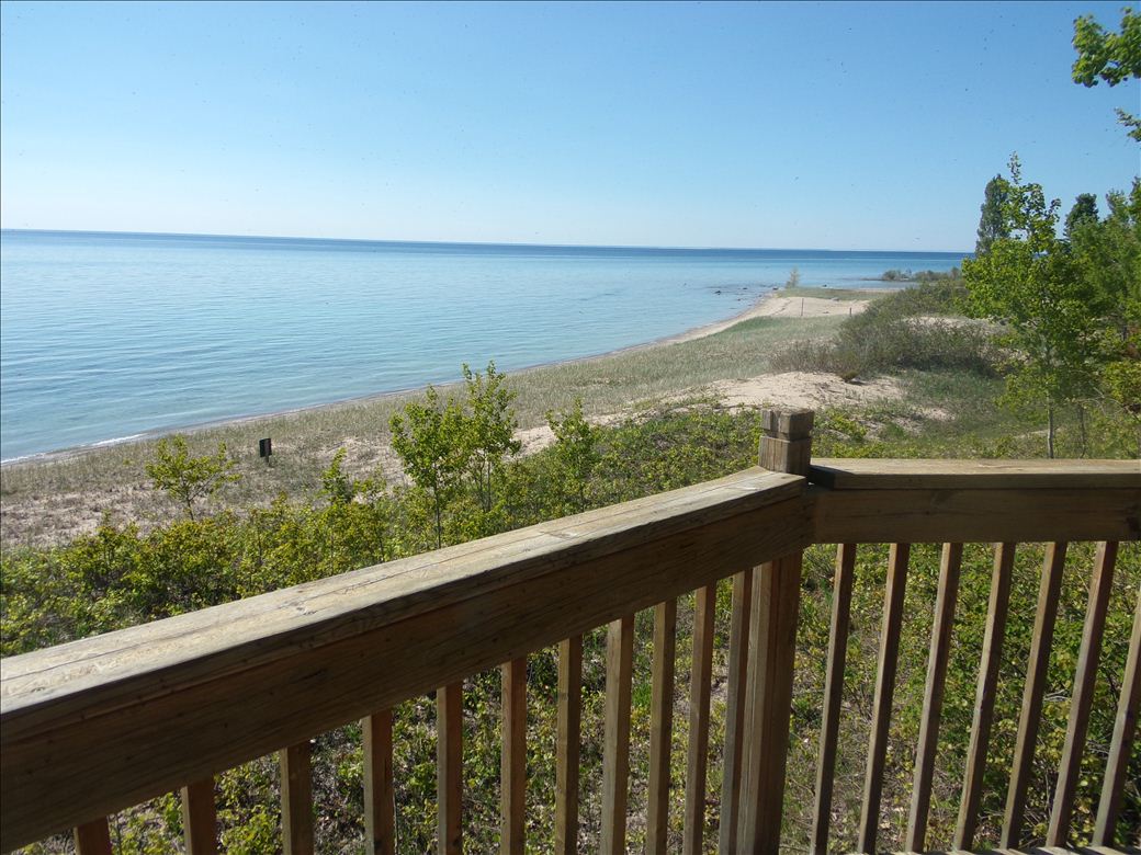 Looking north from Middle Village Park deck