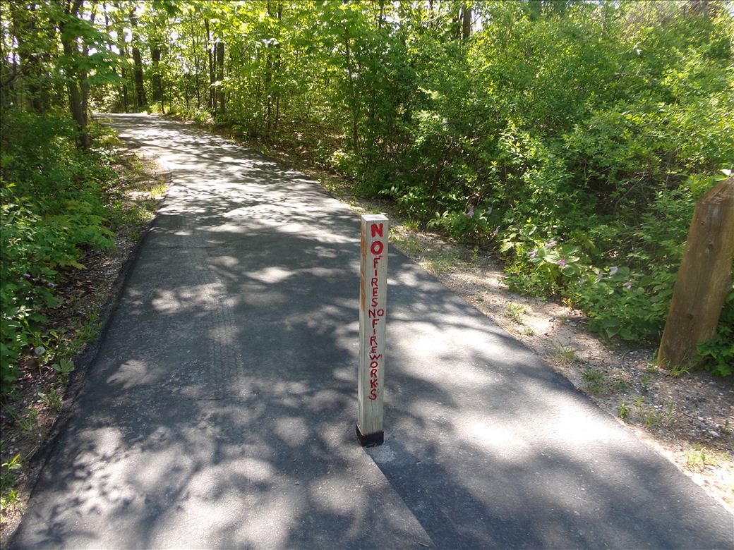 Middle Village Park path entrance