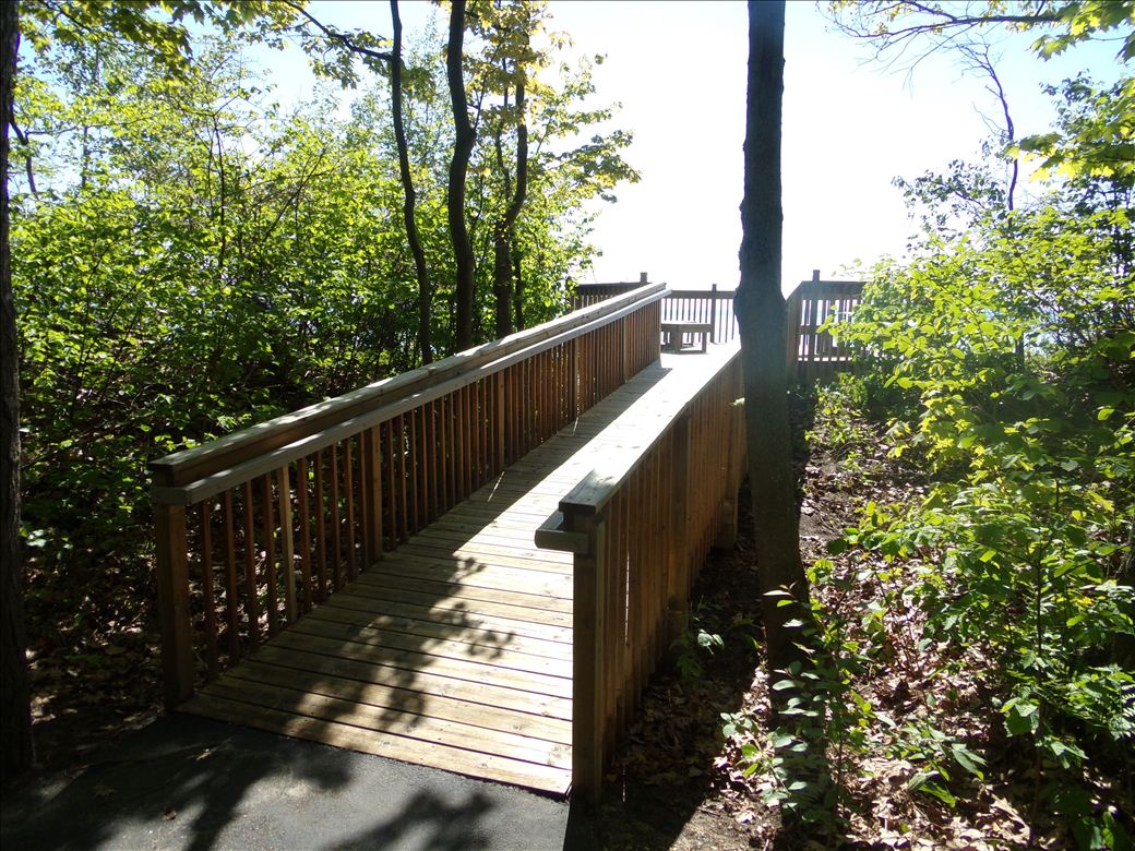 Middle Village Park viewing deck