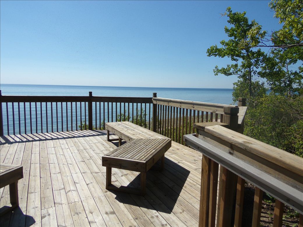 View north from Middle Village Park deck