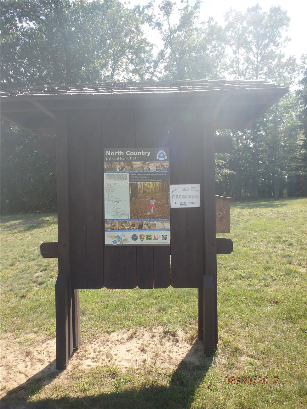 North Country Connector Trail Information Kiosk