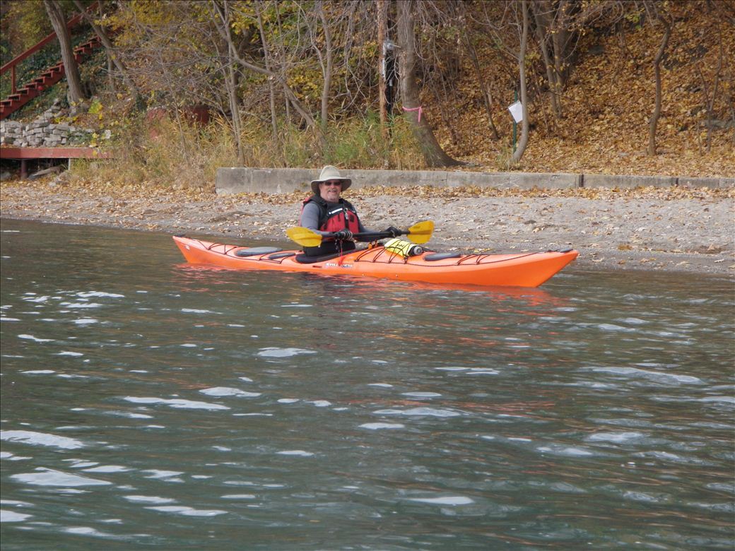 paddling away from GI Sunrise park