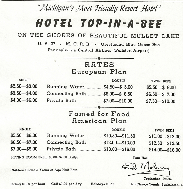 Hotel rates