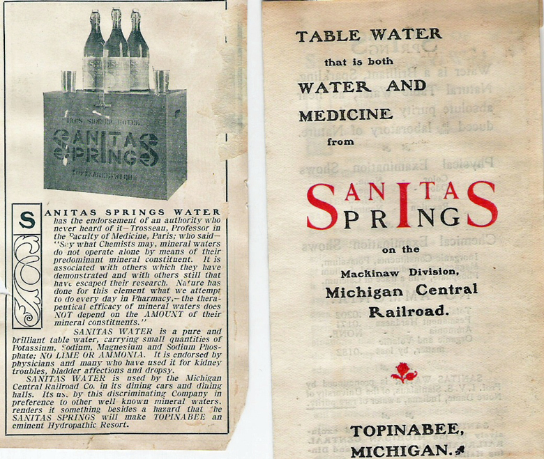Advertisement for Mineral Water